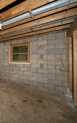 Termite Inspection of a Wooden Basement